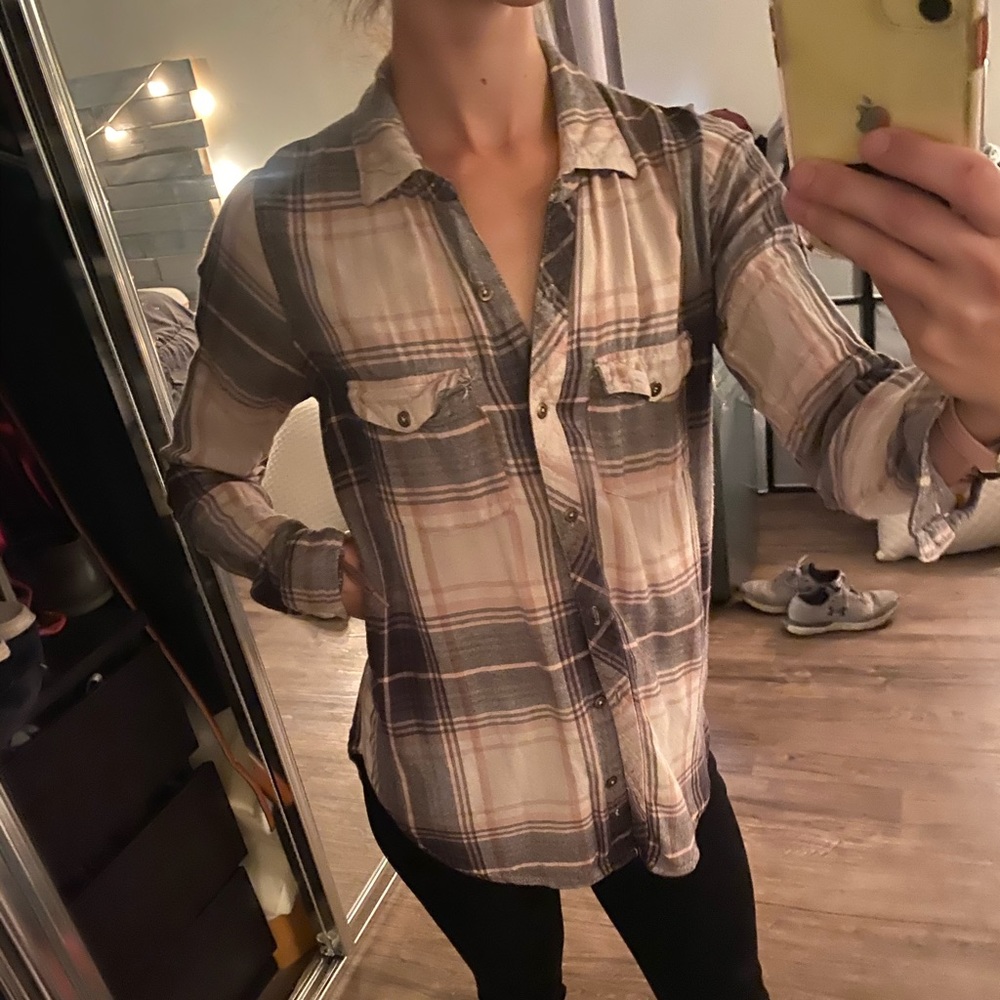 Full Tilt Plaid top